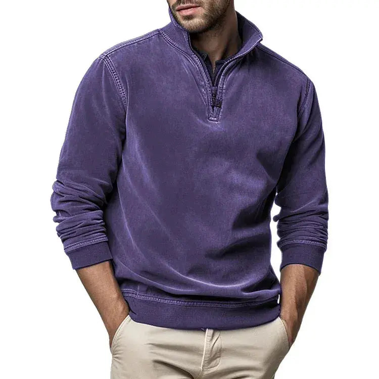 Oliver | Men’s Sweatshirt With Ribbed Cuffs 5
