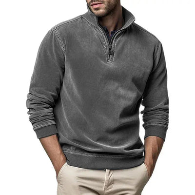 Oliver | Men’s Sweatshirt With Ribbed Cuffs 9