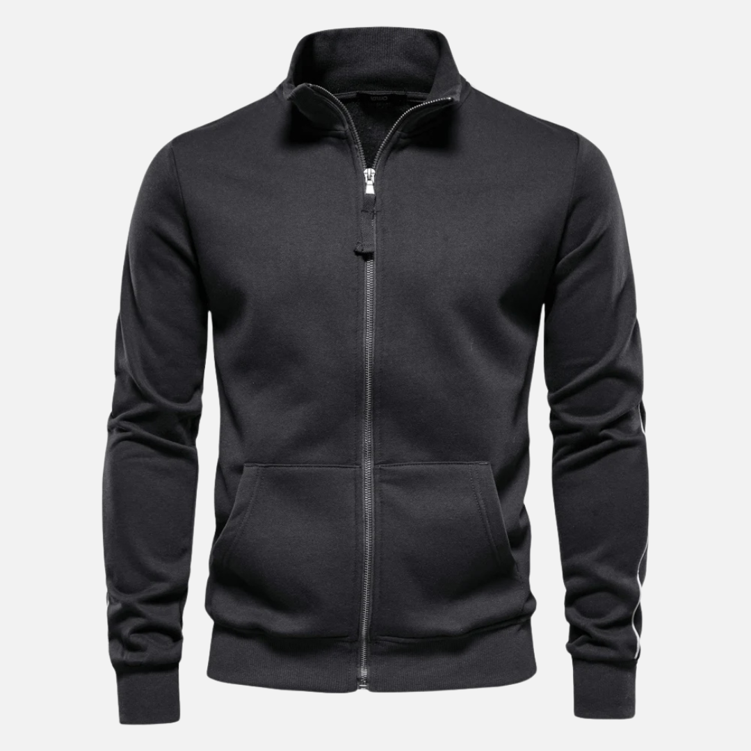 Riven | Men's Half-Zip Sweater With Stand Collar 0