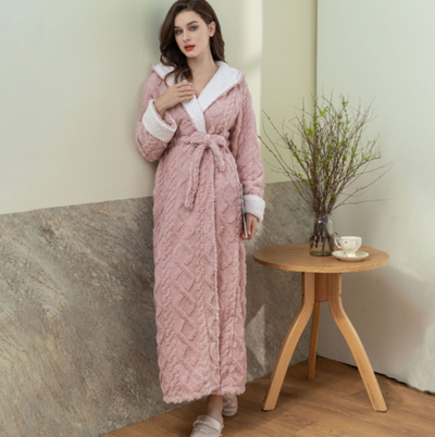 Serena | Women's Fleece Dressing Gown Knee-Length 0