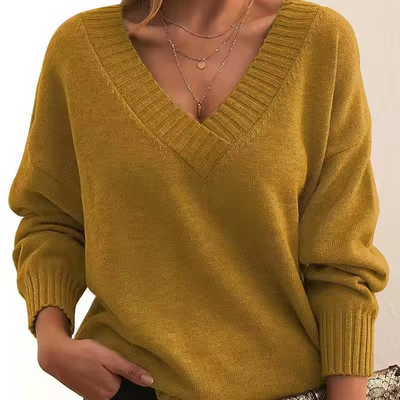 Skye | Women's V-Neck Knit Sweater 11