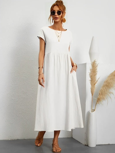 Sleeveless Summer Maxi Dress