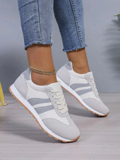 Sophia | Low Cut Breathable Trainers with Sporty Side Detailing 3
