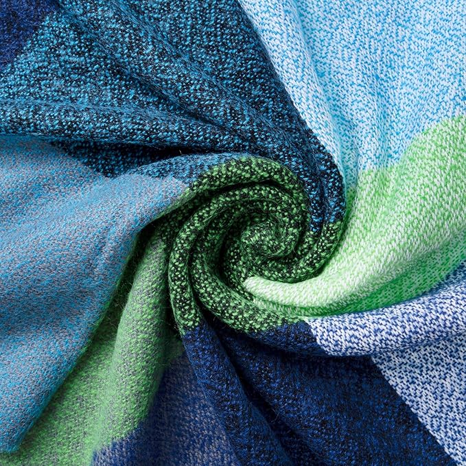 Sophia | Oversized Check Scarf in Soft Fabric 4