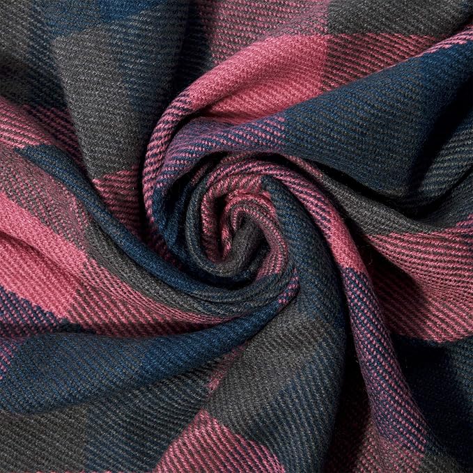 Sophia | Oversized Check Scarf in Soft Fabric 6