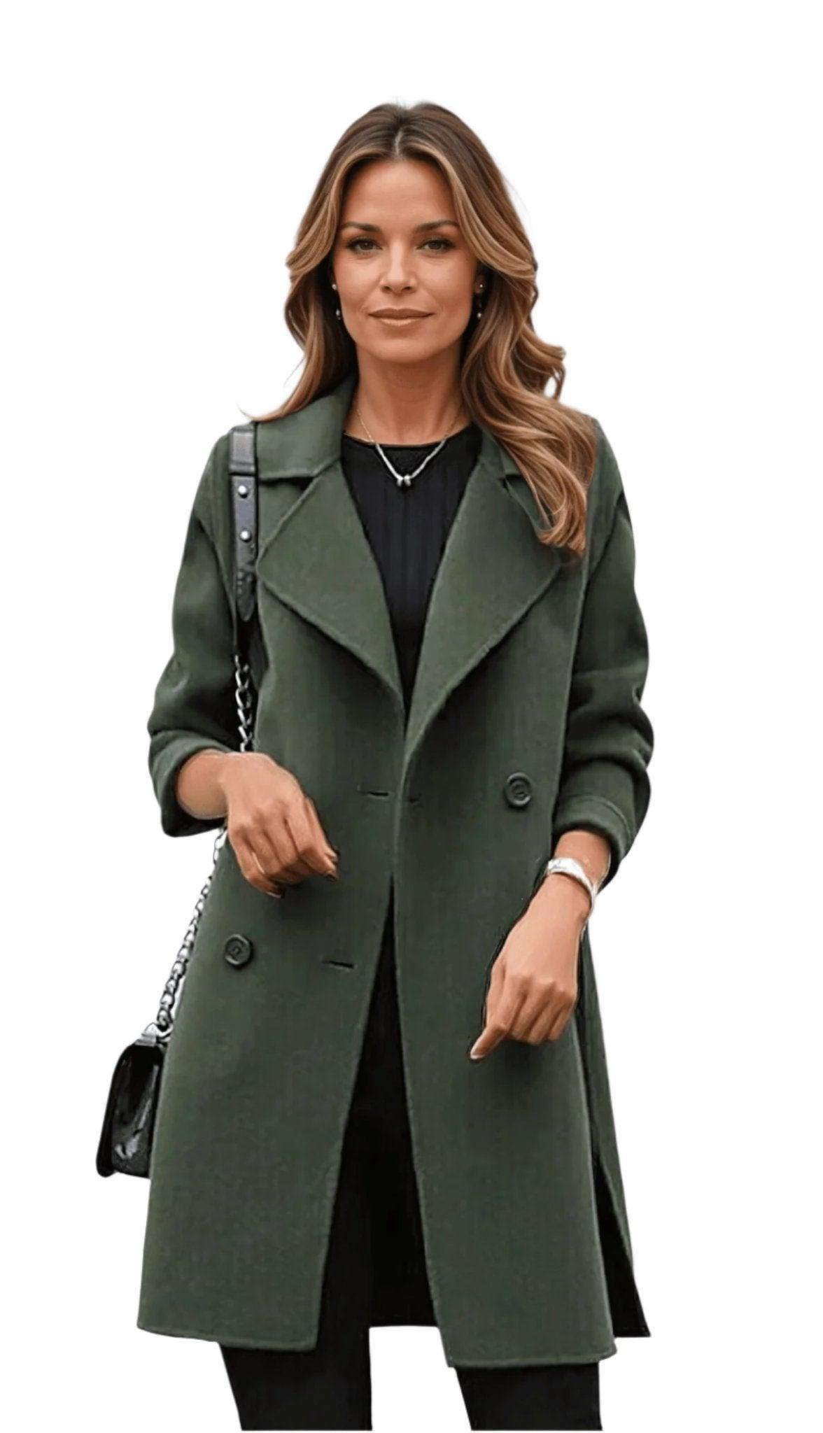Sophia | Women's Double-Breasted Trench Coat 1