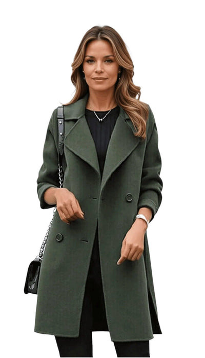 Sophia | Women's Double-Breasted Trench Coat 1