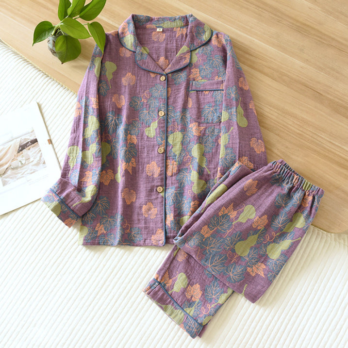 Sophia | Women's Floral Print Two Piece Pajama Set 5