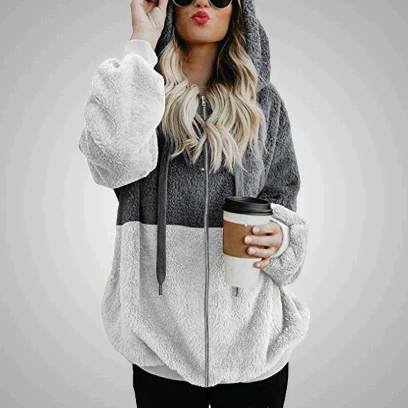 Sophia | Women's Hooded Teddy Vest in Cozy Polyester 5