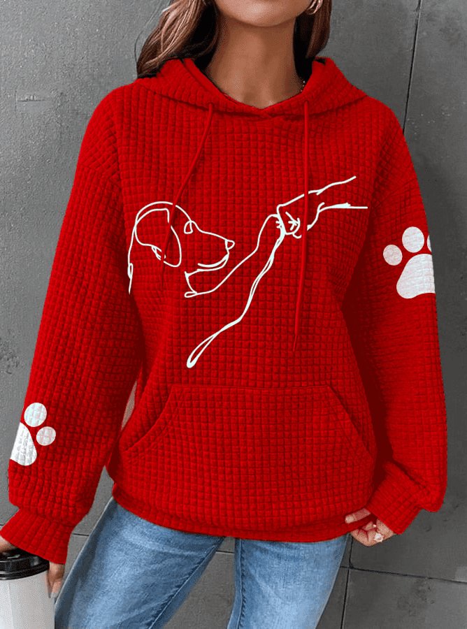 Sophia | Women's Hoodie With Dog Prints 4