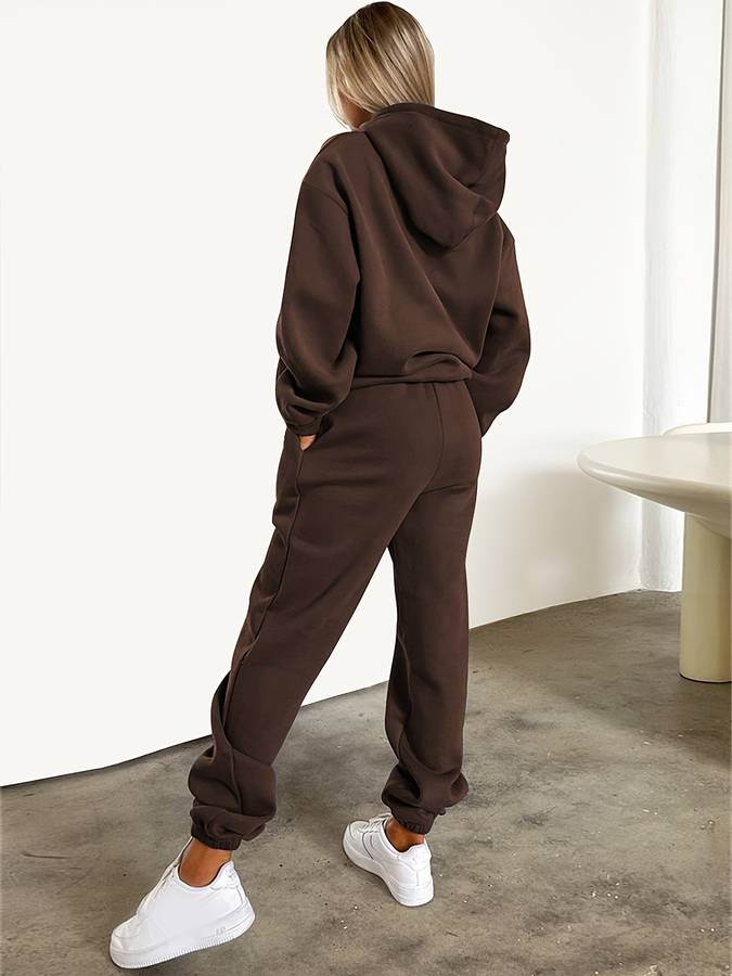 Sophia | Women's Hoodie and Jogger Set with Drawstring Waist 1