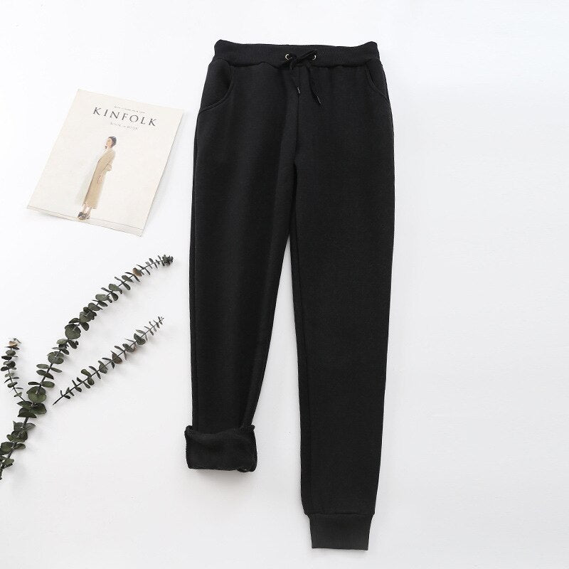 Sophia | Women's Joggers Trousers Drawstring Waist Soft Lined 2