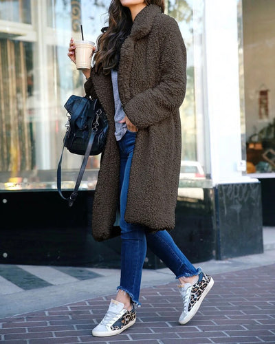 Sophia | Women's Long Fleece Winter Coat 4