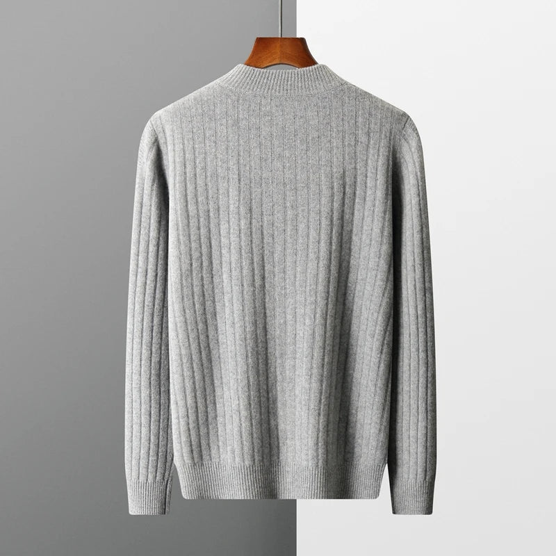 Sophia | Women's Long Sleeve Knit Sweater with Ribbed Hem 2