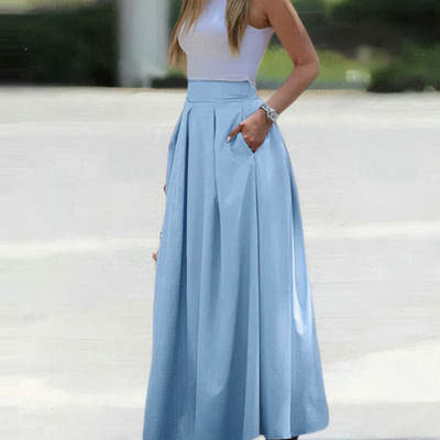 Sophia | Women's Maxi Skirt With Pleats 4