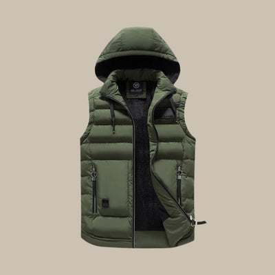 Sophia | Women's Quilted Vest with Removable Hood 2