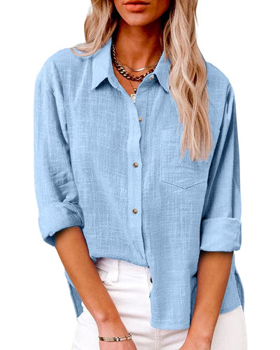 Sophia | Women's Relaxed Fit Shirt in Lightweight Fabric 1
