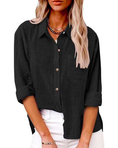Sophia | Women's Relaxed Fit Shirt in Lightweight Fabric 2