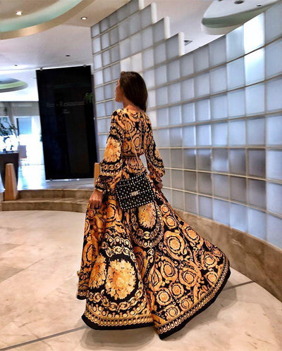 Sophia | Women's Summer Wrap Dress With V-Neck and Floral Pattern 4