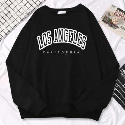 Sophia | Women's Sweatshirt Los Angeles Graphic Crewneck 0