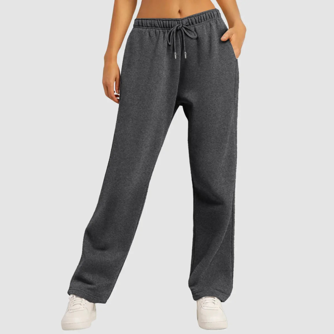 Sophia | Women's Wide Leg Joggers with Adjustable Drawstring 3