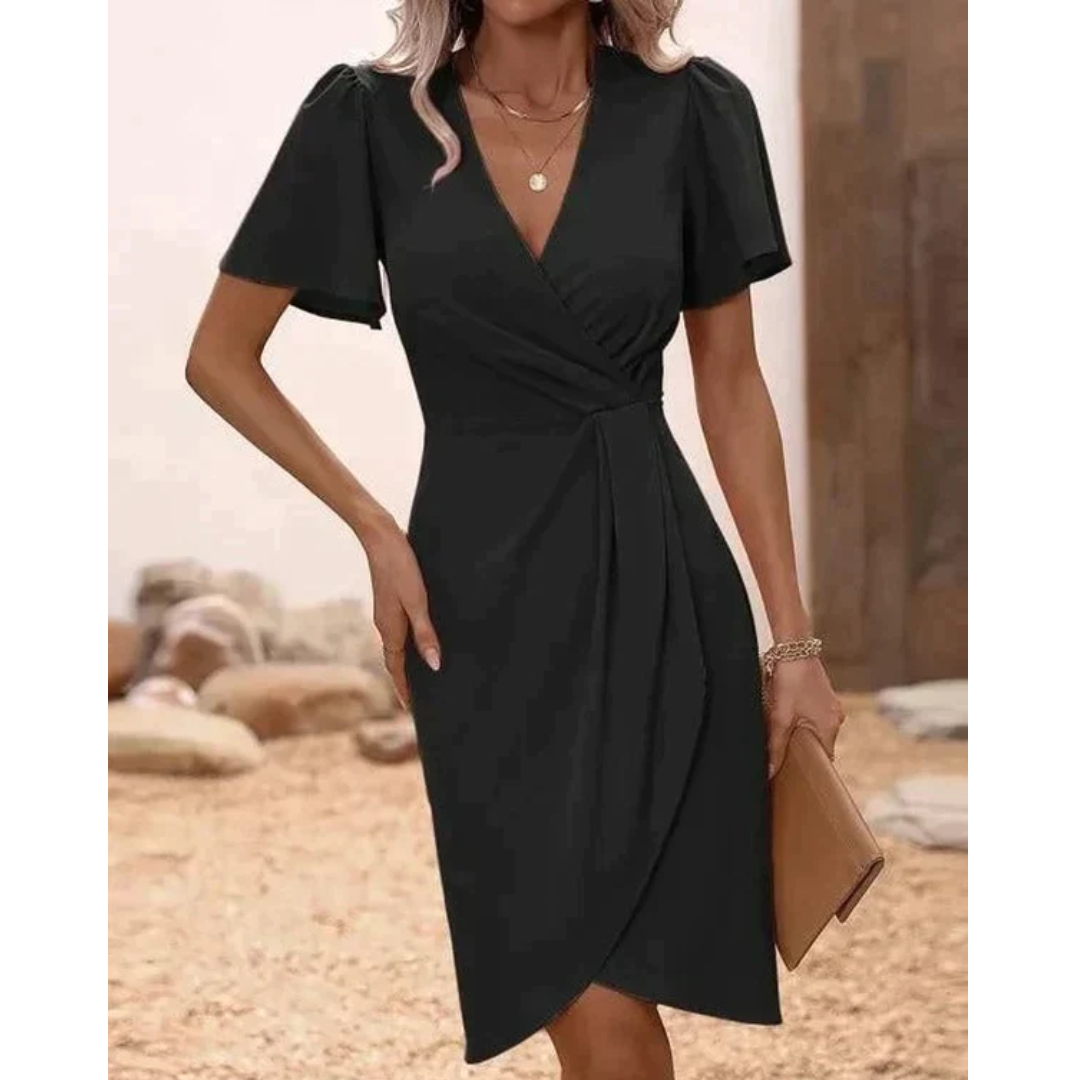 Sophia | Women's Wrap Dress With V-Neck 4