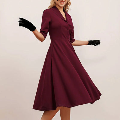 Sophie | Midi Dress Vintage Style 1