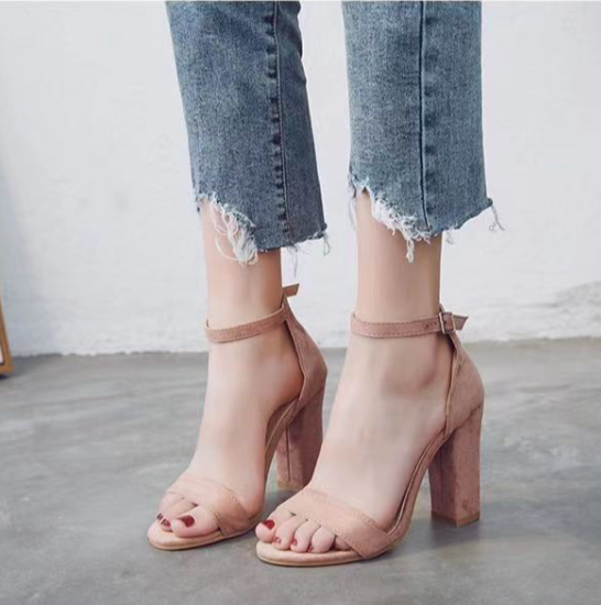 Sophie | Women's Black High Heels With Ankle Strap 3