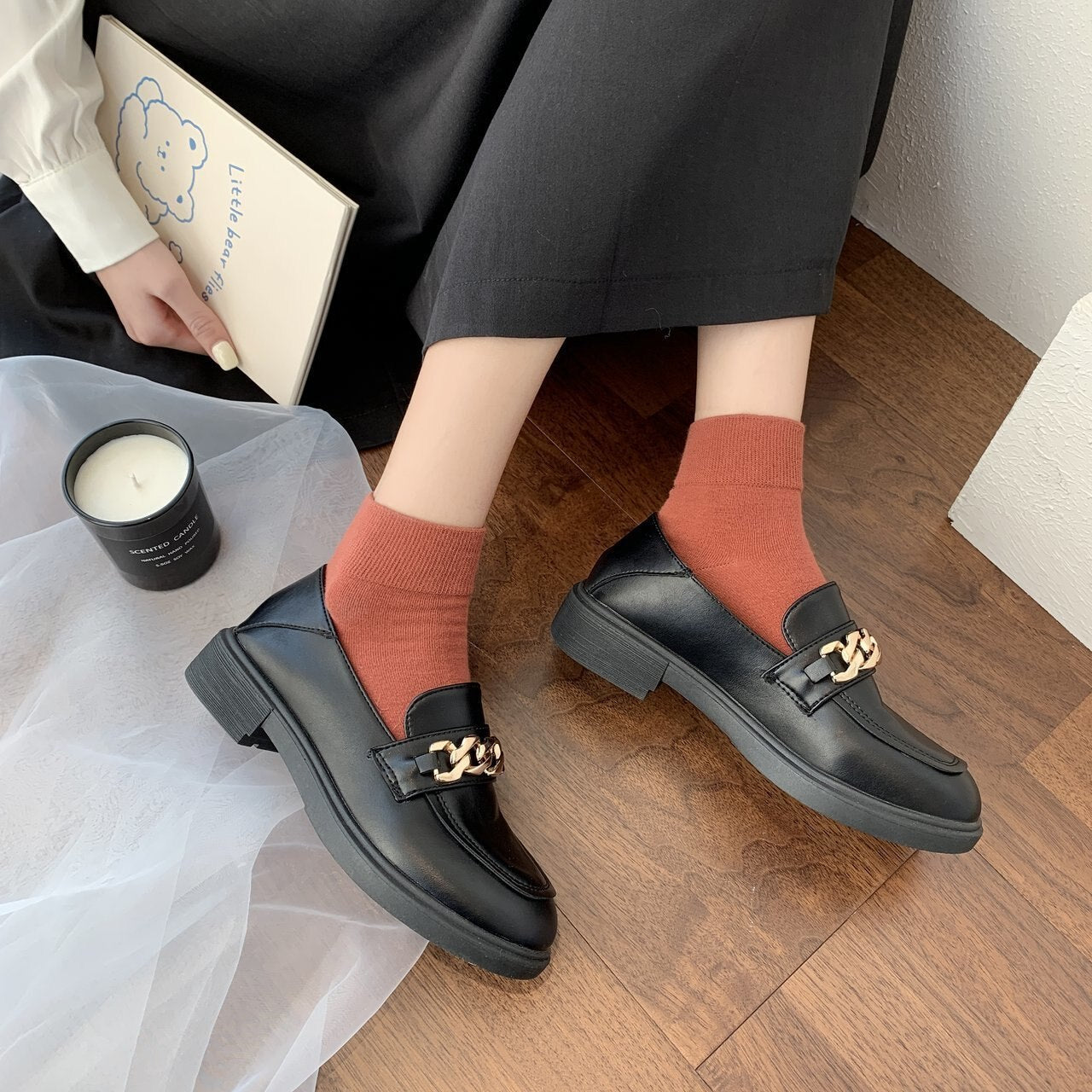 Sophie | Women's Black Patent Leather Loafers 3