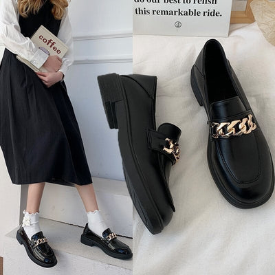 Sophie | Women's Black Patent Leather Loafers 4