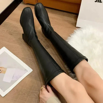 Sophie | Women's Knee High Boots with Block Heel 2