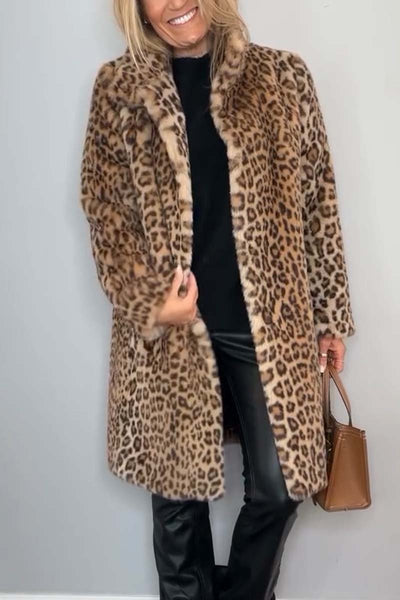 Sophie | Women's Leopard Print Tailored Coat 0