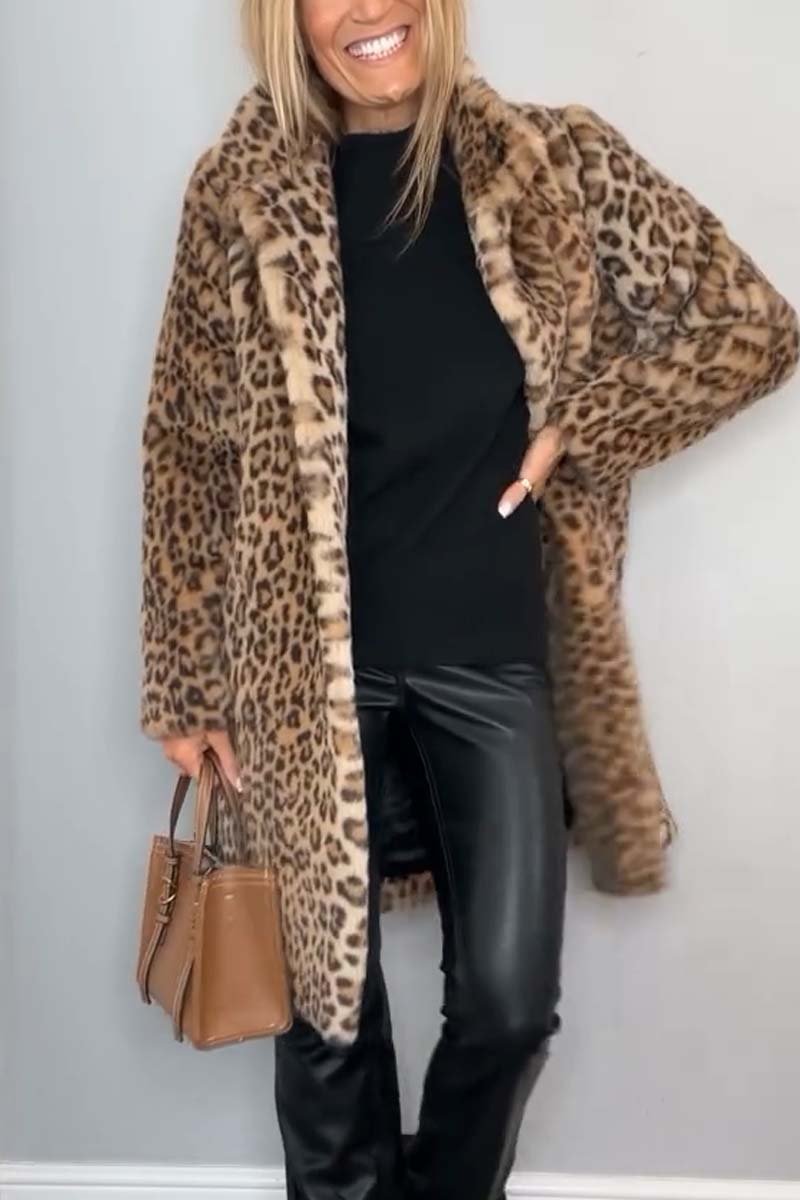 Sophie | Women's Leopard Print Tailored Coat 2