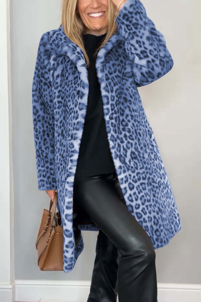 Sophie | Women's Leopard Print Tailored Coat 5
