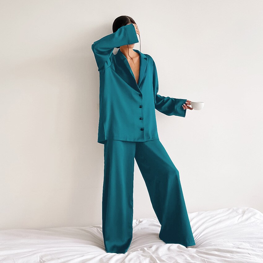 Sophie | Women's Pajama Set with Matching Top and Trousers in Soft Fabric 7
