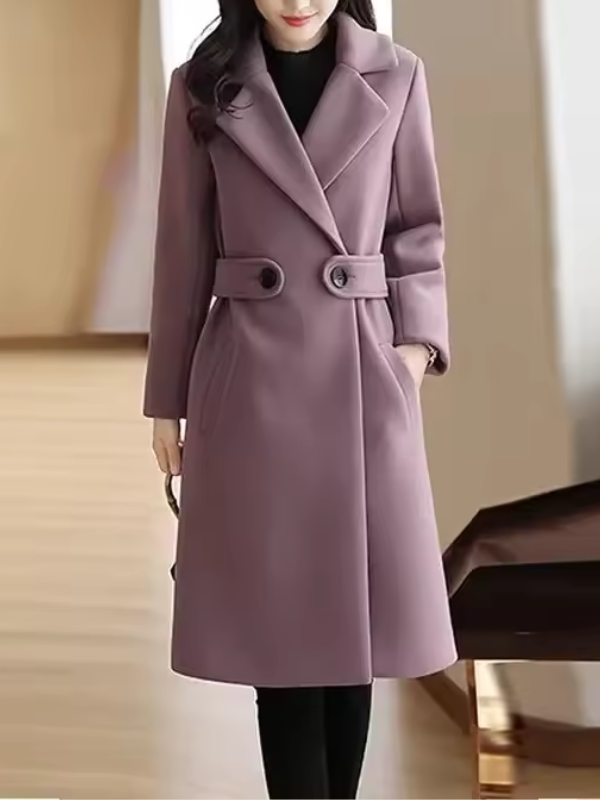 Sophie | Women's Slim-Fit Winter Coat with Belt Detail 9