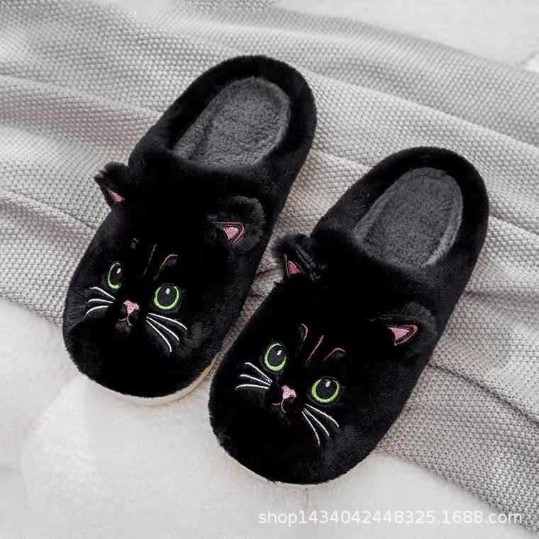 Sophie | Women's Slippers With Cat Design 4