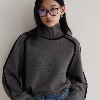 Sophie | Women's Soft-Blend Sweater with Hidden Collar 5