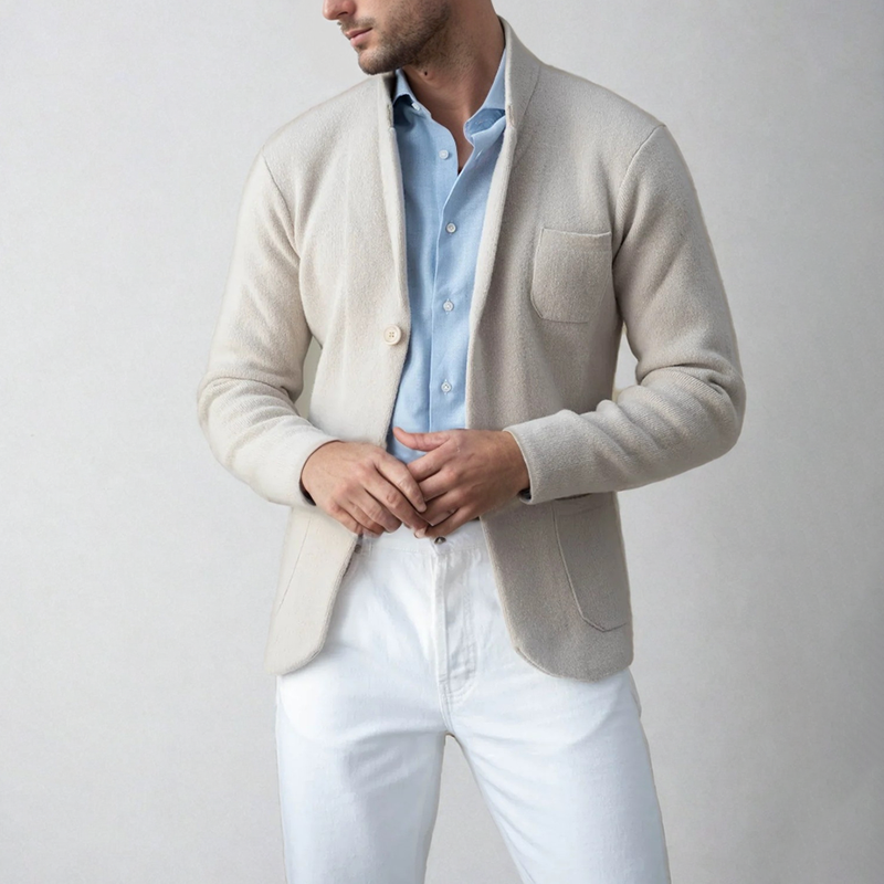 William | Men’s Blazer With Single Pocket 4