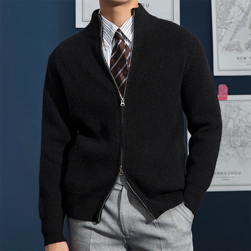 William | Men’s Cardigan Ribbed Texture 3