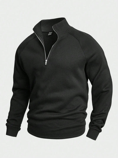 William | Men’s Half-Zip Sweater Breathable Knit 0
