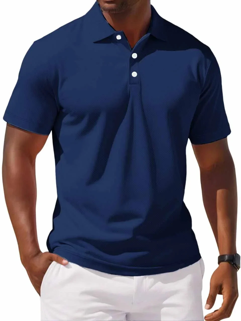 William | Men’s Polo Shirt Breathable Polo-Style Neckline 10