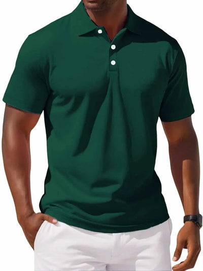 William | Men’s Polo Shirt Breathable Polo-Style Neckline 12