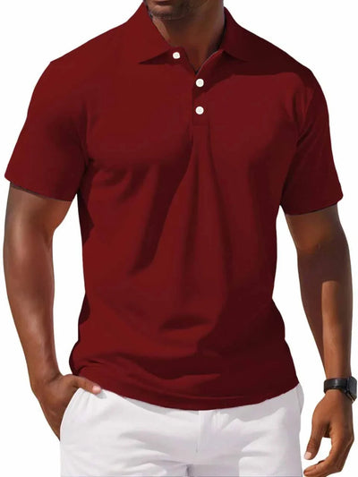 William | Men’s Polo Shirt Breathable Polo-Style Neckline 13
