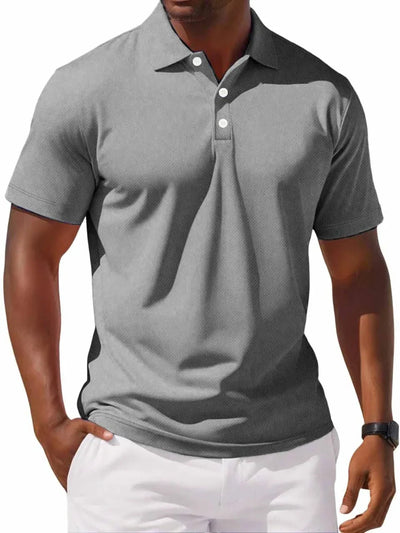 William | Men’s Polo Shirt Breathable Polo-Style Neckline 3