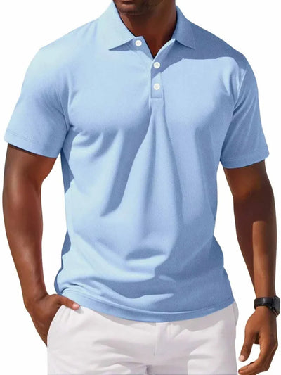 William | Men’s Polo Shirt Breathable Polo-Style Neckline 7