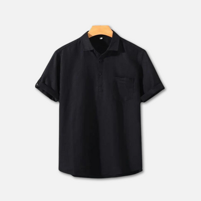 William | Men’s Polo Shirt With Collar And Button Placket 2