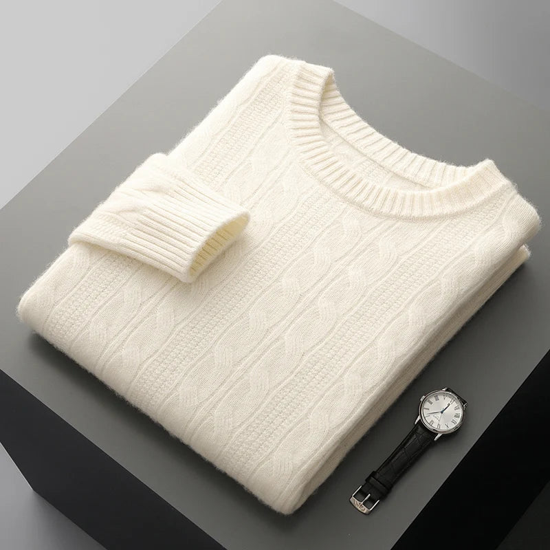 William | Men’s Polo Sweater Smooth Texture With Collar 8