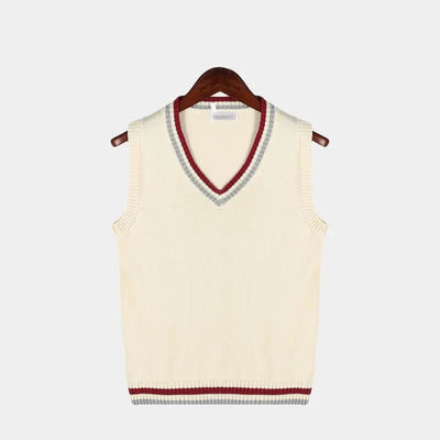 William | Men’s Sleeveless Sweater Patterned Knit Design 2