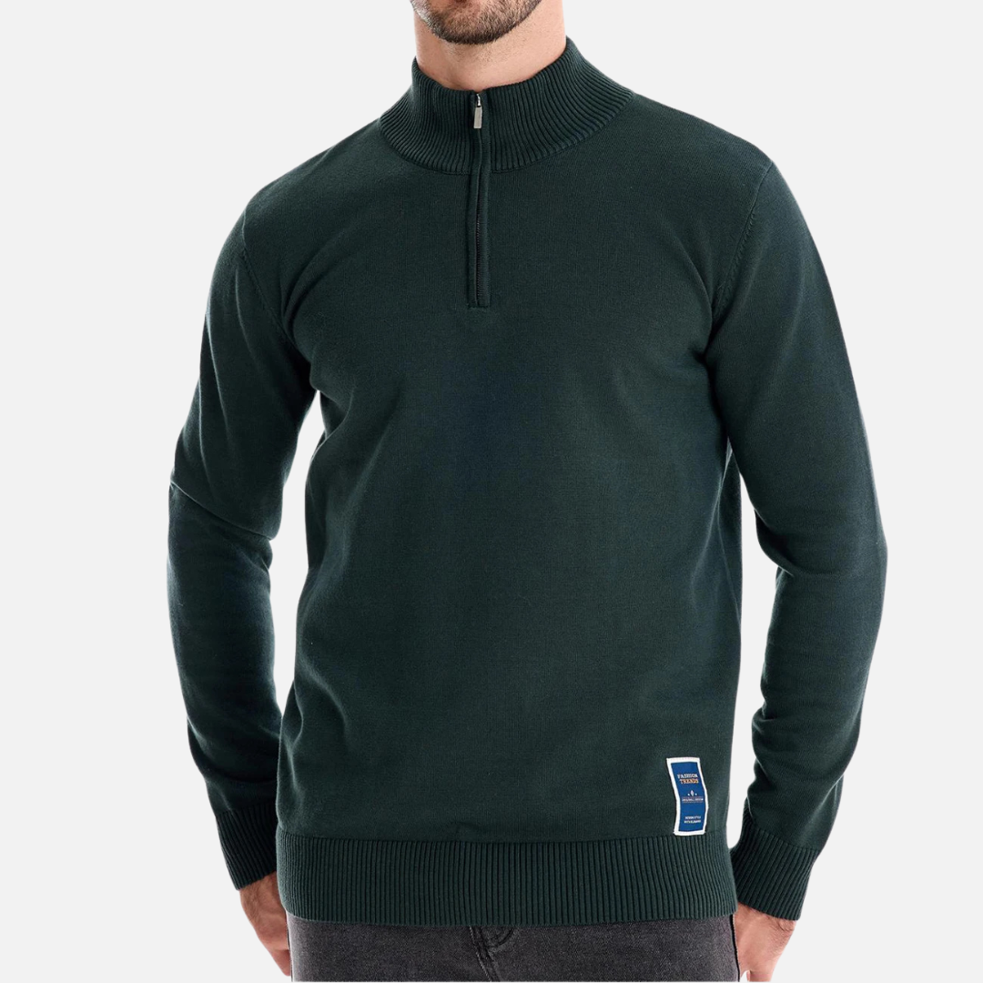 William | Men’s Sweater Quarter Zip Smooth 5